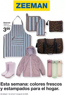 Catálogo ZEEMAN | Esta semana: colores frescos y estampados para el hogar. | 2026-08-03T00:00:00.000Z - 2026-08-07T00:00:00.000Z
