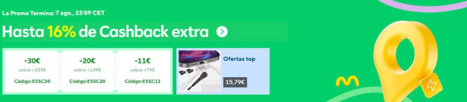 Catálogo Aliexpress | Hasta 16% De Cashback Extra | 2026-08-03T00:00:00.000Z - 2026-08-07T00:00:00.000Z