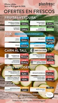 Catálogo Plusfresc | Ofertes De Productes Frescos | 2026-08-04T00:00:00.000Z - 2026-08-10T00:00:00.000Z