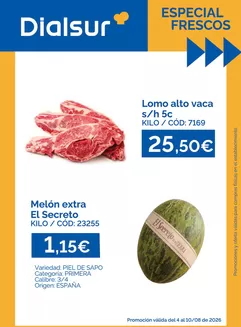 Catálogo Dialsur Cash & Carry | Especial Frescos | 2026-08-04T00:00:00.000Z - 2026-08-10T00:00:00.000Z