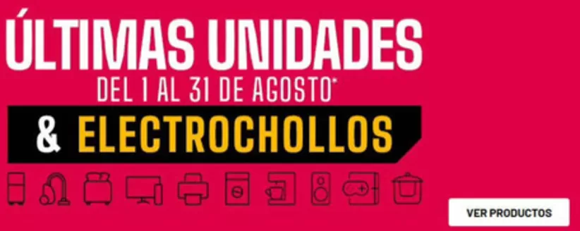 Catálogo Electro Depot | Últimas Unidades | 2026-08-04T00:00:00.000Z - 2026-08-31T00:00:00.000Z