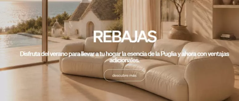 Catálogo Natuzzi | Rebajas | 2026-08-05T00:00:00.000Z - 2026-08-18T00:00:00.000Z