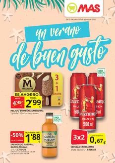 Catálogo Supermercados MAS | Un verano de buen gusto | 2026-08-06T00:00:00.000Z - 2026-08-27T00:00:00.000Z