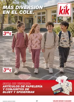 Catálogo KIK en Higueruelas | Más diversión en el cole | 2026-08-07T00:00:00.000Z - 2026-08-16T00:00:00.000Z