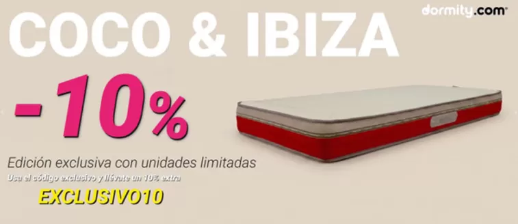 Catálogo Dormity | -10% Edición exclusiva con unidades limitadas | 2026-08-06T00:00:00.000Z - 2026-08-19T00:00:00.000Z