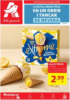 Catálogo Alcampo | A L'estiu, Menja Facil En UN Obrir I Tancar De Nevera | 2026-08-06T00:00:00.000Z - 2026-08-12T00:00:00.000Z