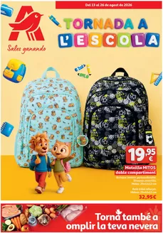 Catálogo Alcampo | Tornada A L'escola | 2026-08-13T00:00:00.000Z - 2026-08-26T00:00:00.000Z