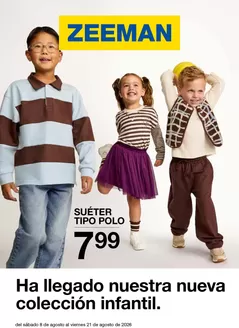 Catálogo ZEEMAN en Higueruelas | Ha llegado nuestra nueva colección infantil | 2026-08-08T00:00:00.000Z - 2026-08-21T00:00:00.000Z