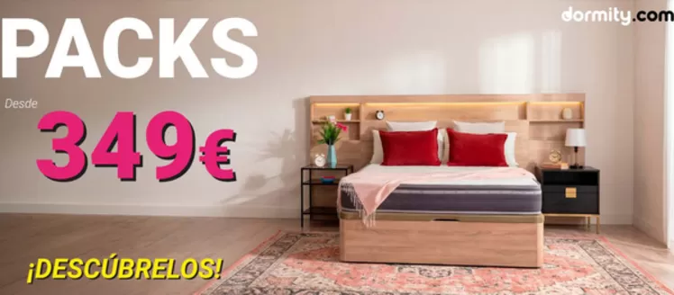 Catálogo Dormity | Packs Desde 349€ | 2026-08-07T00:00:00.000Z - 2026-08-20T00:00:00.000Z