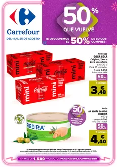 Catálogo Carrefour en Dos Hermanas | 50% QUE VUELVE + 2ªUD. AL -50% | 2026-08-11T00:00:00.000Z - 2026-08-25T00:00:00.000Z