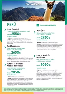 Catálogo Travelplan | Travelplan Perú | 2026-08-10T00:00:00.000Z - 2026-08-31T00:00:00.000Z