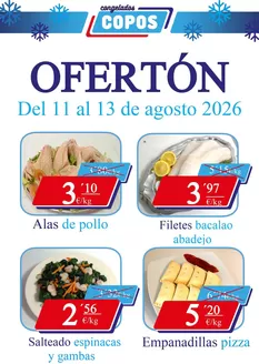 Catálogo Congelados Copos en Letur | Ofertón | 2026-08-11T00:00:00.000Z - 2026-08-13T00:00:00.000Z