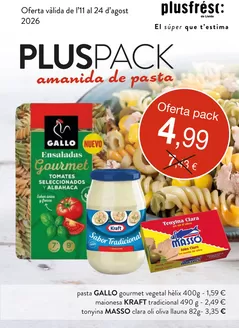 Catálogo Plusfresc en Bellpuig | Pluspack Amanida Pasta | 2026-08-12T00:00:00.000Z - 2026-08-24T00:00:00.000Z