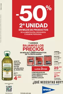 Catálogo Hipercor en Cervelló | -50% 2ª Unidad En Miles De Productos | 2026-08-13T00:00:00.000Z - 2026-08-25T00:00:00.000Z