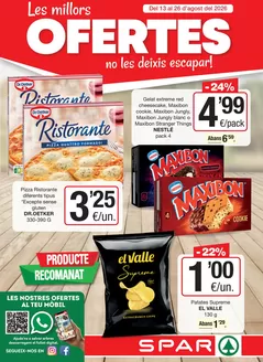 Catálogo SPAR Fragadis en Sant Mateu | Les Millors Ofertes | 2026-08-14T00:00:00.000Z - 2026-08-26T00:00:00.000Z