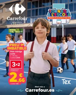 Catálogo Carrefour en Franqueses del Vallés | VUELTA AL COLE TEXTIL | 2026-08-18T00:00:00.000Z - 2026-09-18T00:00:00.000Z