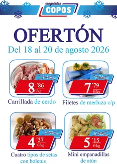 Catálogo Congelados Copos | Ofertón | 2026-08-18T00:00:00.000Z - 2026-08-20T00:00:00.000Z
