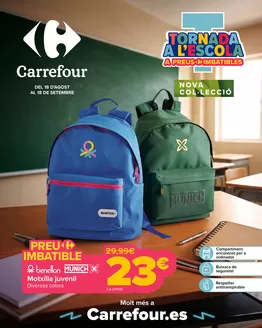 Catálogo Carrefour en Viladecavalls | VUELTA AL COLE BAZAR | 2026-08-18T00:00:00.000Z - 2026-09-18T00:00:00.000Z