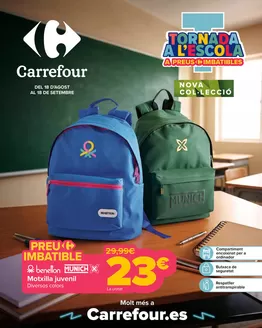 Catálogo Carrefour en Franqueses del Vallés | VUELTA AL COLE | 2026-08-18T00:00:00.000Z - 2026-09-18T00:00:00.000Z