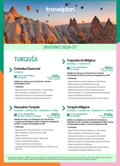 Catálogo Travelplan en Albalat dels Sorells |  Travelplan Turquía | 2026-08-19T00:00:00.000Z - 2027-02-28T00:00:00.000Z