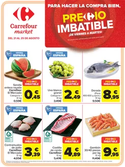 Catálogo Carrefour Market en Palencia | PRECIO IMBATIBLE | 2026-08-21T00:00:00.000Z - 2026-08-25T00:00:00.000Z