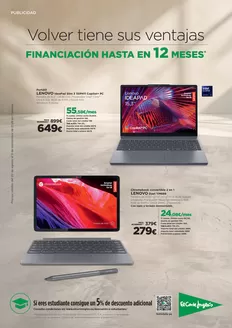 Catálogo El Corte Inglés en Taco | Volver tiene sus ventajas | 2026-08-20T00:00:00.000Z - 2026-09-09T00:00:00.000Z