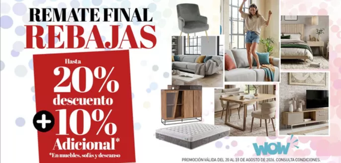 Catálogo WOW Málaga, Style&Home by Mubak en Aduna | Remate Final | 2026-08-20T00:00:00.000Z - 2026-08-31T00:00:00.000Z