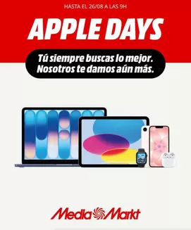 Catálogo MediaMarkt | Apple Days | 2026-08-21T00:00:00.000Z - 2026-08-26T00:00:00.000Z