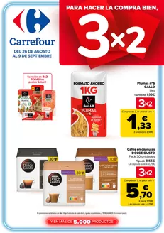 Catálogo Carrefour | 3x2 + 50% QUE VUELVE | 2026-08-26T00:00:00.000Z - 2026-09-09T00:00:00.000Z