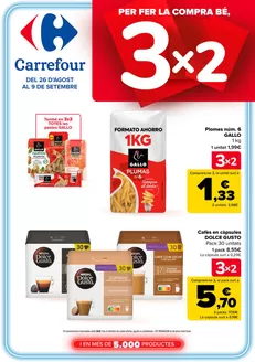 Catálogo Carrefour en Alforja | 3x2 + 50% QUE VUELVE | 2026-08-26T00:00:00.000Z - 2026-09-09T00:00:00.000Z
