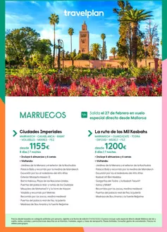 Catálogo Travelplan en Azkoitia | Travelplan Marruecos | 2026-08-24T00:00:00.000Z - 2026-09-30T00:00:00.000Z