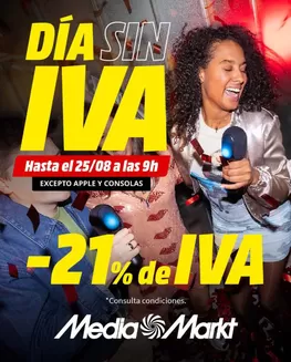 Catálogo MediaMarkt | Día Sin Iva | 2026-08-24T00:00:00.000Z - 2026-08-25T00:00:00.000Z