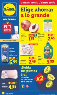Catálogo Lidl en Breña Alta | № 1 PRECIO - Ofertas válidas del 31/08 al 06/09 | 2026-08-31T00:00:00.000Z - 2026-09-06T00:00:00.000Z
