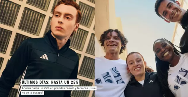 Catálogo Adidas | Últimos Días: Hasta Un 25% | 2026-08-25T00:00:00.000Z - 2026-09-06T00:00:00.000Z