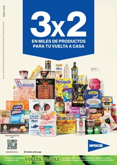 Catálogo Hipercor | 3x2 En Miles De Productos Para Tu Vuelta A Casa | 2026-08-26T00:00:00.000Z - 2026-09-09T00:00:00.000Z