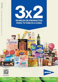 Catálogo Hipercor en Fontanales | 3x2 En Miles De Productos Para Tu Vuelta A Casa | 2026-08-26T00:00:00.000Z - 2026-09-09T00:00:00.000Z