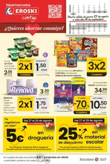 Catálogo Eroski en Manacor | ¿Quieres ahorrar conmigo? | 2026-08-27T00:00:00.000Z - 2026-09-16T00:00:00.000Z