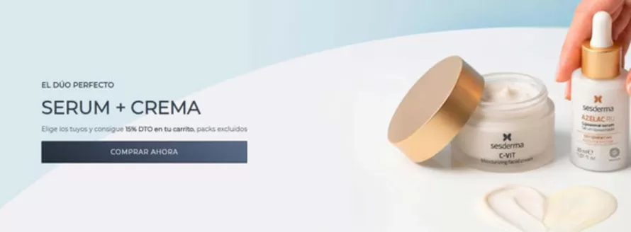 Catálogo Sesderma en Girona | Elige los tuyos y consigue 15% DTO en tu carrito, packs excluidos | 2026-08-26T00:00:00.000Z - 2026-09-08T00:00:00.000Z