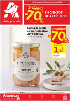 Catálogo Alcampo | Del 27 de agosto al 9 de septiembre de 2026 | 2026-08-27T00:00:00.000Z - 2026-09-09T00:00:00.000Z