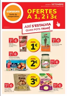 Catálogo Consum en Olerdola | Ofertes a 1, 2 i 3€ | 2026-08-27T00:00:00.000Z - 2026-09-23T00:00:00.000Z