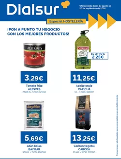Catálogo Dialsur Cash & Carry | Oferta Válida Del 31 De Agosto Al 20 De Septiembre De 2026 | 2026-08-31T00:00:00.000Z - 2026-09-20T00:00:00.000Z