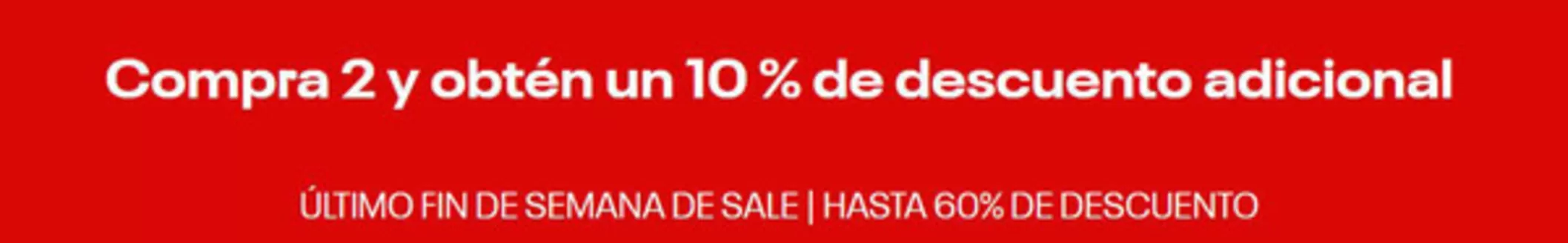 Catálogo Reebok | Compra 2 y obtén un 10 % de descuento adicional | 2026-08-31T00:00:00.000Z - 2026-09-06T00:00:00.000Z