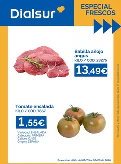 Catálogo Dialsur Cash & Carry | Especial Frescos | 2026-09-01T00:00:00.000Z - 2026-09-07T00:00:00.000Z