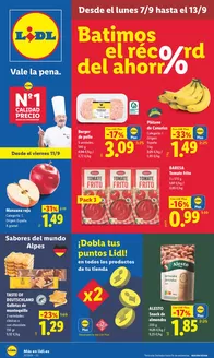 Catálogo Lidl en Búger | № 1 PRECIO - Ofertas válidas del 07/09 al 13/09 | 2026-09-07T00:00:00.000Z - 2026-09-13T00:00:00.000Z