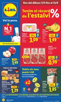 Catálogo Lidl en Fortià | № 1 PRECIO - Ofertas válidas del 07/09 al 13/09 | 2026-09-07T00:00:00.000Z - 2026-09-13T00:00:00.000Z
