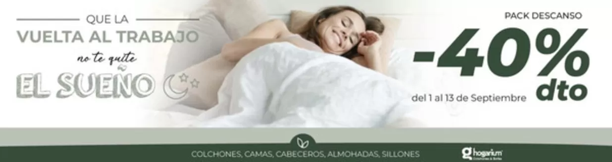 Catálogo Hogarium | -40% dto | 2026-09-01T00:00:00.000Z - 2026-09-13T00:00:00.000Z