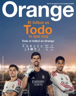 Catálogo Orange | Del 31 de agosto al 4 de octubre de 2026 | 2026-09-01T00:00:00.000Z - 2026-10-04T00:00:00.000Z