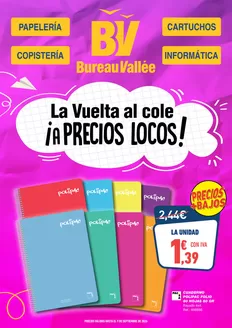 Catálogo Bureau Vallée | La Vuelta Al Cole ¡A Precios Locos! | 2026-09-03T00:00:00.000Z - 2026-09-09T00:00:00.000Z