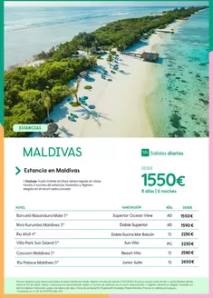 Catálogo Travelplan | Travelplan Maldivas | 2026-09-04T00:00:00.000Z - 2027-04-30T00:00:00.000Z