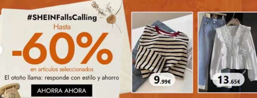 Catálogo SheIn | Hasta -60% en articulos seleccionados | 2026-09-04T00:00:00.000Z - 2026-09-16T00:00:00.000Z
